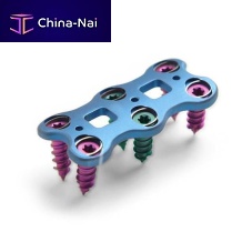 Cervical vertebra arthrodesis plate ATHENA® IIIlockingtitanium2 levels