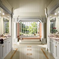 Traditional bathroom OPERAlacquered wood