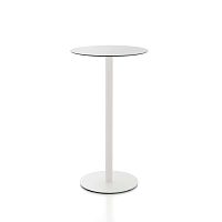 Contemporary high bar table KALEOXmetalroundfor restaurant