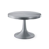 Contemporary table GRAALwoodenaluminumaluminum base