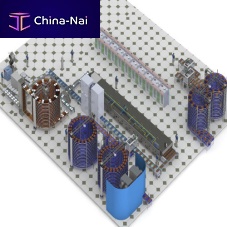 Automatic cake production line