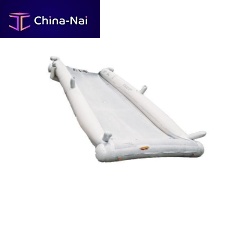 Aircraft evacuation slide single-lane