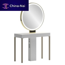 Contemporary dressing table QL 2Pmelaminefreestandingfor hairdressers