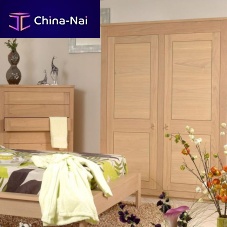 Contemporary wardrobe CAROoaksolid woodbeech