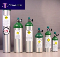 Aircraft oxygen cylinder Aluminum
