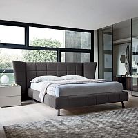 Double bed GABERsinglecontemporaryupholstered