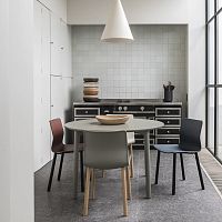 Contemporary table VVDHPLmelaminemetal base