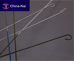 Nephrostomy catheter guidewire vesical