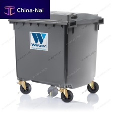 HDPE waste container MGB 1100 L FLfor urban wastefor household wastefor paper