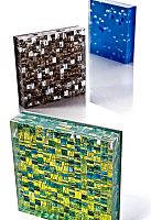 Panel cladding REFLECTIONS acrylicreflectivepatterned