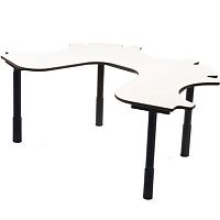 Contemporary table ET 3+1woodenadjustable-heightcommercial