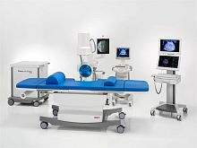 Extracorporeal lithotripter PiezoLith 3000Plustrolley-mountedwith lithotripsy tablewith C-arm