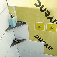 Wall-mounted shelf TIcontemporarystainless steelbathroom