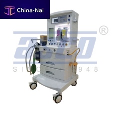 Trolley-mounted anesthesia workstation EMD601with respiratory monitoring
