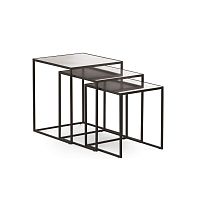 Contemporary side table NARCISOironrectangularhome