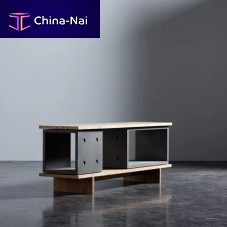 Contemporary TV cabinet DICElowboardnatural oakfiber-reinforced concrete
