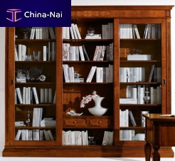 Free-standing bookcase 1470traditionalwoodenglazed