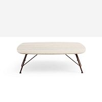 Contemporary coffee table BolleHPLmarblemetal base