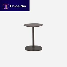 Contemporary side table TABoakwood veneerlacquered MDF