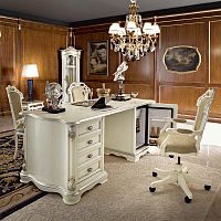 Classic desk BELLA VITA wooden