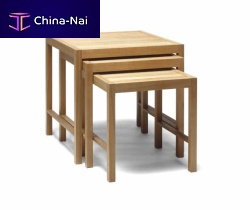 Contemporary nesting tables SEMINAR SP1-2-3oakashbirch