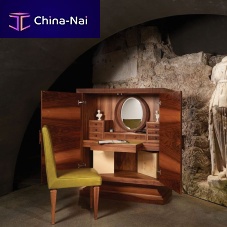 Contemporary secretary desk walnutoakmaple