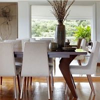 Contemporary dining table MINOAwalnutwalnut baserectangular