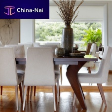 Contemporary dining table MINOAwalnutwalnut baserectangular