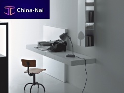Contemporary writing desk MODERN woodenlacquered woodwall-mounted