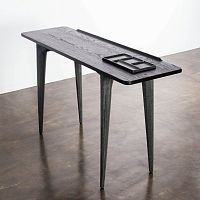 Contemporary sideboard table SALK oakconcreterectangular