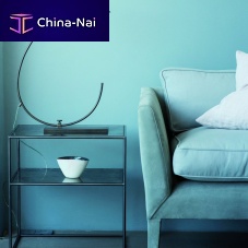 Contemporary side table MOONglasssteelround