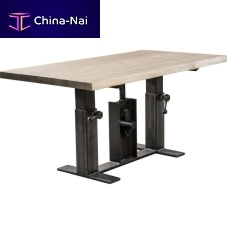 Industrial design table SL-021 Comperoakashbeech