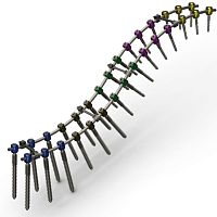 Thoraco-lumbo-sacral osteosynthesis unit RPT seriesposterioradult