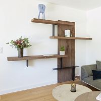 Wall-mounted shelf contemporaryoak