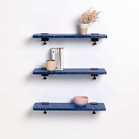 Wall-mounted bookcase PACIFICOcontemporaryrecycled plasticblue