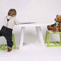 Contemporary table and chair set FAIRY TALE (LARGE)plywoodashchild's
