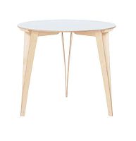 Contemporary table SPARONDOwoodenround