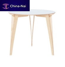 Contemporary table SPARONDOwoodenround