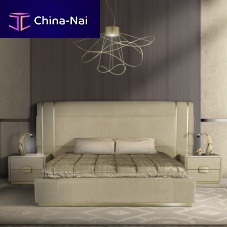 King size bed CONTINENTAL queen sizecontemporaryupholstered