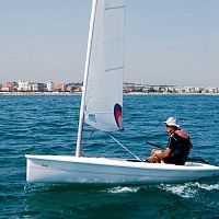 Single-handed sailing dinghy X 14'recreationalcatboat