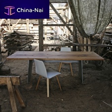 Contemporary table BARBAROSSAsteelsteel baserectangular