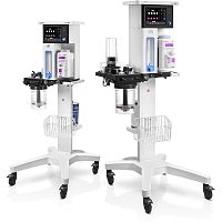 Trolley-mounted veterinary anesthesia workstation Veta 5Plus