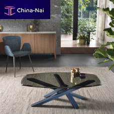 Contemporary coffee table SHANGAIcrystalceramicaluminum base