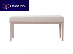 Contemporary bed bench REBECCA LONGfabricwoodenhome