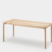 Extending dining table The Extentablecontemporarywhite oakoak base