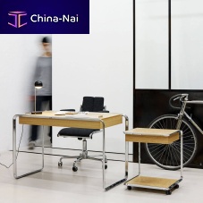 Workstation desk K2Dfree-standingcontemporaryoak