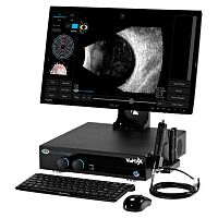 On-platform, tabletop ultrasound system VuMAX HDfor ophthalmic ultrasound imagingB/W