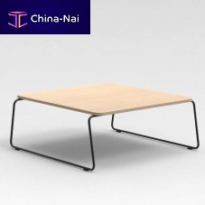 Contemporary coffee table BROSmelaminemetal baserectangular