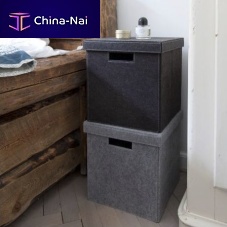 Felt storage box 5100020recycled polyesterwith lid