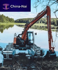 Rail-mounted undercarriage BIG FLOAT E10for heavy vehicles